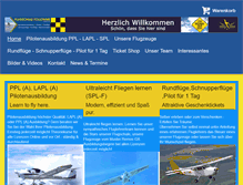 Tablet Screenshot of flugschule-followme.com